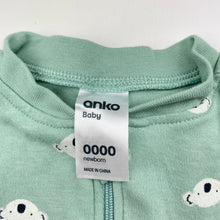 Load image into Gallery viewer, Unisex Anko, cotton zip coverall / romper, koalas, EUC, size 0000,  