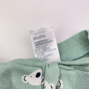 Unisex Anko, cotton zip coverall / romper, koalas, EUC, size 0000,  
