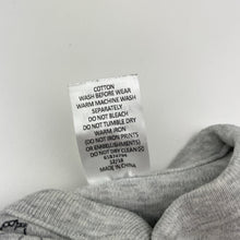 Load image into Gallery viewer, Unisex Target, grey cotton romper, dinosaurs, EUC, size 0000,  