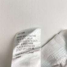 Load image into Gallery viewer, Boys Tiny Little Wonders, white cotton bodysuit / romper, GUC, size 00,  