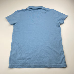 Unisex Anko, blue school polo shirt top, FUC, size 6,  