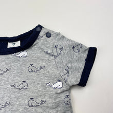 Load image into Gallery viewer, Boys Korango, stretchy tee / top, whales, EUC, size 00,  