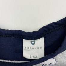 Load image into Gallery viewer, Boys Korango, stretchy tee / top, whales, EUC, size 00,  