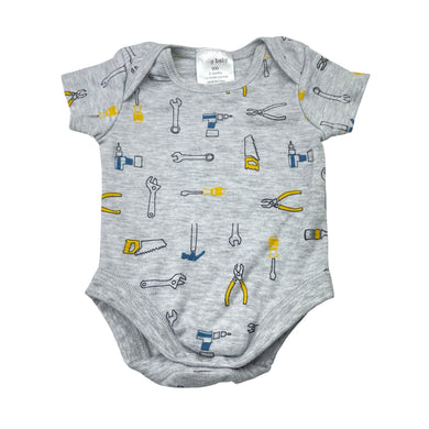 Boys Baby Baby, bodysuit / romper, tools, GUC, size 000,  