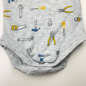 Boys Baby Baby, bodysuit / romper, tools, GUC, size 000,  