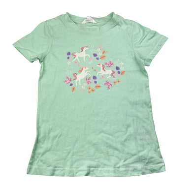 Girls Milkshake, cotton tee / top, unicorns, FUC, size 7,  
