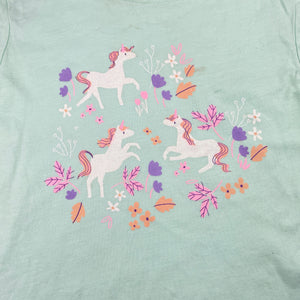 Girls Milkshake, cotton tee / top, unicorns, FUC, size 7,  