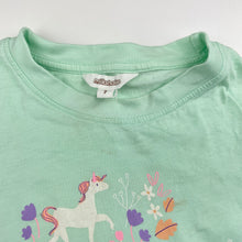 Load image into Gallery viewer, Girls Milkshake, cotton tee / top, unicorns, FUC, size 7,  