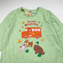 Load image into Gallery viewer, Girls Emma Memma, lightweight long sleeve pyjama top, FUC, size 6,  