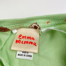 Load image into Gallery viewer, Girls Emma Memma, lightweight long sleeve pyjama top, FUC, size 6,  
