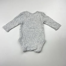 Load image into Gallery viewer, Unisex Anko, grey marle cotton bodysuit / romper, EUC, size 0000,  