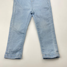 Load image into Gallery viewer, Girls Dymples, stretch denim pants, elasticated, Inside leg: 26.5cm, FUC, size 2,  