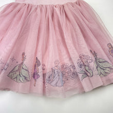 Load image into Gallery viewer, Girls Disney, Princess cotton lined tulle dress, marks on bodice, FUC, size 4, L: 55cm