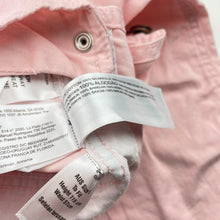 Load image into Gallery viewer, Girls Osh Kosh, pink cotton overalls / dungarees, Inside leg: 39cm, marks on bottom, FUC, size 5,  