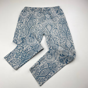 Girls Gum, cropped stretchy leggings, Inside leg: 44cm, FUC, size 8,  