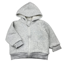 Load image into Gallery viewer, Unisex Target, fleece lined quilted zip hoodie sweater, GUC, size 2,  