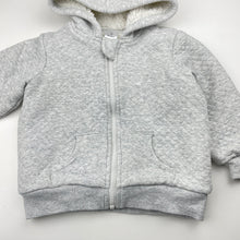 Load image into Gallery viewer, Unisex Target, fleece lined quilted zip hoodie sweater, GUC, size 2,  