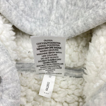 Load image into Gallery viewer, Unisex Target, fleece lined quilted zip hoodie sweater, GUC, size 2,  