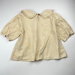 Girls Seed, floral cotton top, GUC, size 9,  