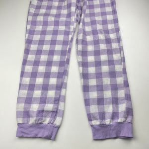 Girls Cotton On, checked pyjama pants / bottoms, pilling, FUC, size 12,  