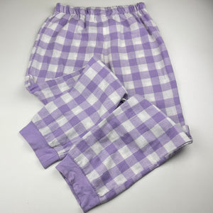 Girls Cotton On, checked pyjama pants / bottoms, pilling, FUC, size 12,  
