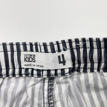 Load image into Gallery viewer, Boys Cotton On, lightweight cotton shorts, elasticated, FUC, size 4,  
