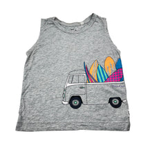 Load image into Gallery viewer, Boys Bonds, Aust cotton tank top, surf, FUC, size 5,  