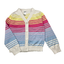 Load image into Gallery viewer, Girls Anko, colourful knitted cotton cardigan, GUC, size 6,  