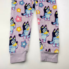 Load image into Gallery viewer, Girls Bluey, soft fleece pyjama pants / bottoms, FUC, size 5,  