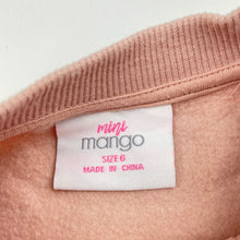 Load image into Gallery viewer, Girls Mango, fleece lined puff sleeve sweater / jumper, FUC, size 6,  