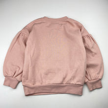 Load image into Gallery viewer, Girls Mango, fleece lined puff sleeve sweater / jumper, FUC, size 6,  