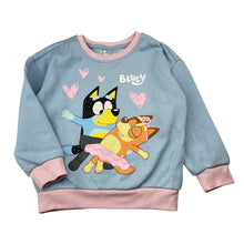 Load image into Gallery viewer, Girls Bluey, fleece lined pyjama top, pilling, FUC, size 4,  