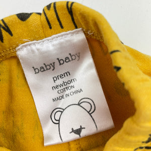 Unisex Baby Baby, cotton top & footed leggings / bottoms, GUC, size 00000,  