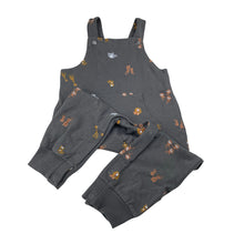 Load image into Gallery viewer, Unisex Baby Berry, grey stretchy overalls , EUC, size 0,  