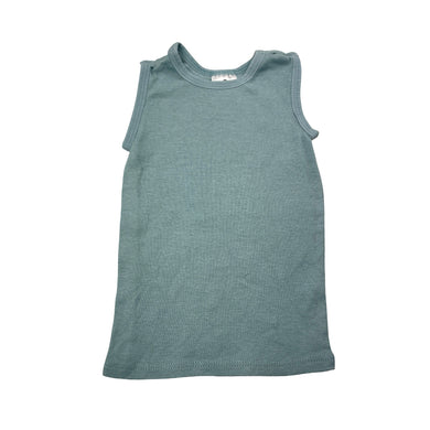 Unisex Target, organic cotton singlet top, FUC, size 000,  