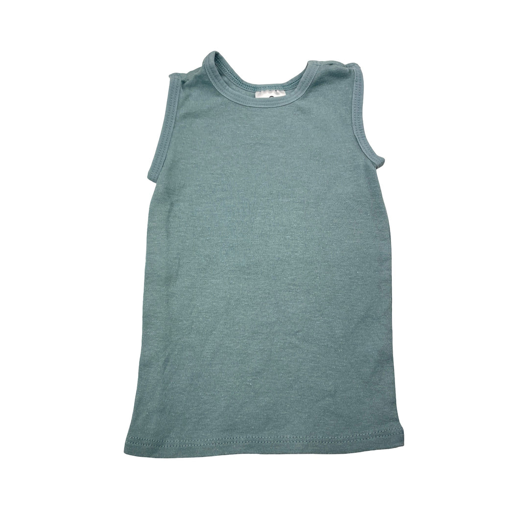 Unisex Target, organic cotton singlet top, FUC, size 000,  