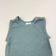 Load image into Gallery viewer, Unisex Target, organic cotton singlet top, FUC, size 000,  