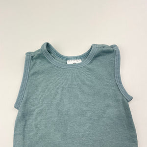 Unisex Target, organic cotton singlet top, FUC, size 000,  