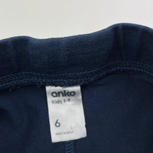 Load image into Gallery viewer, Girls Anko, navy bike shorts, elasticated, FUC, size 6,  