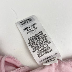Girls Bonds, stretchy cozysuit coverall / romper, FUC, size 00,  