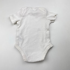 Unisex Dymples, organic cotton bodysuit / romper, EUC, size 0000,  