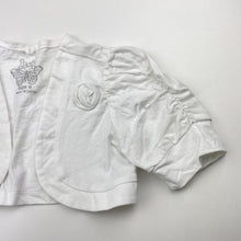 Load image into Gallery viewer, Girls H&amp;T, lightweight cotton bolero top, GUC, size 6,  