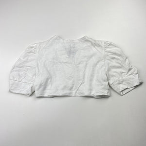 Girls H&T, lightweight cotton bolero top, GUC, size 6,  