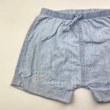 Load image into Gallery viewer, Unisex Bonds, ORIGINALS chambray cotton shorts, elasticated, FUC, size 1,  