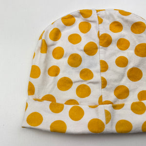 Unisex Baby Berry, yellow spot stretchy hat / beanie, FUC, size 00-0,  