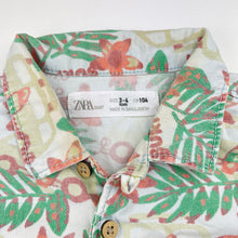 Load image into Gallery viewer, Boys Zara, lightweight cotton short sleeve shirt, FUC, size 3-4,  