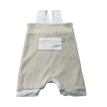 Load image into Gallery viewer, Unisex Gaia, velour organic cotton overalls / romper, EUC, size 000,  