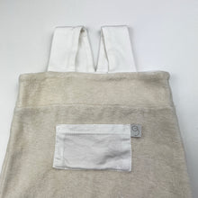 Load image into Gallery viewer, Unisex Gaia, velour organic cotton overalls / romper, EUC, size 000,  