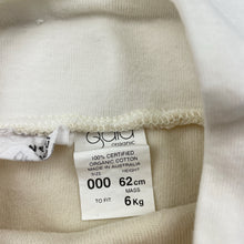 Load image into Gallery viewer, Unisex Gaia, velour organic cotton overalls / romper, EUC, size 000,  