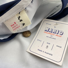 Load image into Gallery viewer, Boys MARIO, vintage sailor / nautical suit / outfit, elasticated, Inside leg: 48cm, NEW, size 5,  